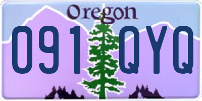 OR license plate 091QYQ