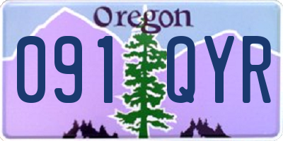 OR license plate 091QYR