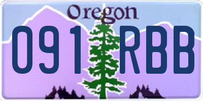 OR license plate 091RBB