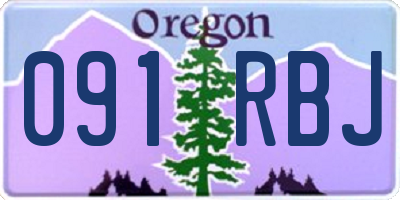 OR license plate 091RBJ