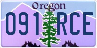 OR license plate 091RCE