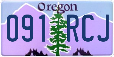 OR license plate 091RCJ