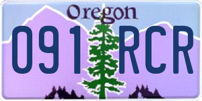 OR license plate 091RCR