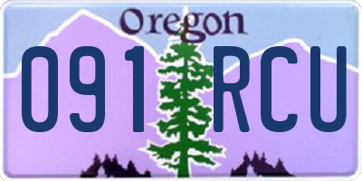 OR license plate 091RCU