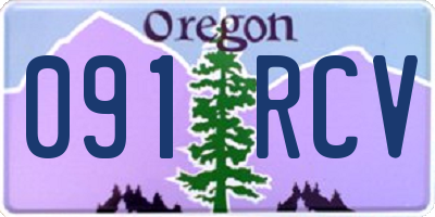 OR license plate 091RCV