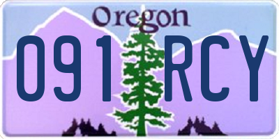 OR license plate 091RCY