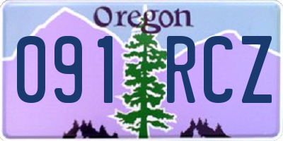 OR license plate 091RCZ