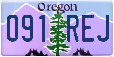 OR license plate 091REJ