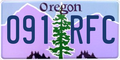 OR license plate 091RFC