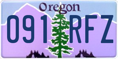 OR license plate 091RFZ