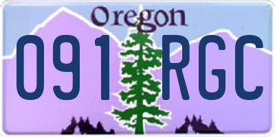 OR license plate 091RGC