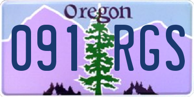 OR license plate 091RGS