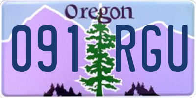 OR license plate 091RGU