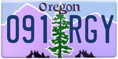 OR license plate 091RGY