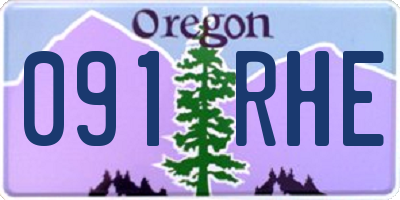 OR license plate 091RHE