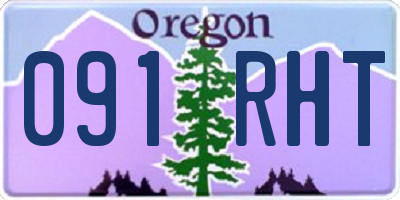 OR license plate 091RHT