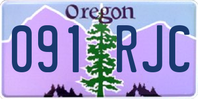 OR license plate 091RJC