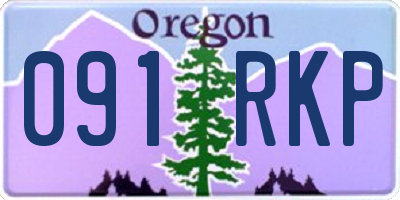 OR license plate 091RKP