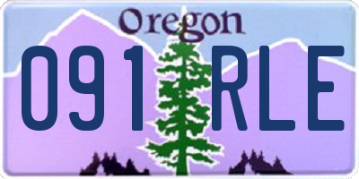OR license plate 091RLE