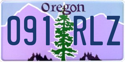 OR license plate 091RLZ