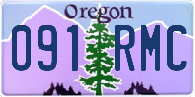 OR license plate 091RMC