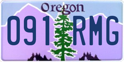 OR license plate 091RMG