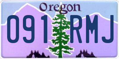 OR license plate 091RMJ