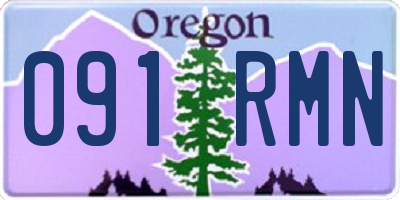 OR license plate 091RMN