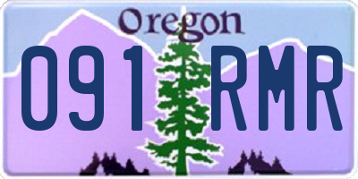 OR license plate 091RMR