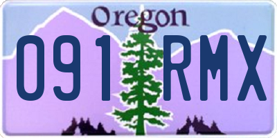 OR license plate 091RMX