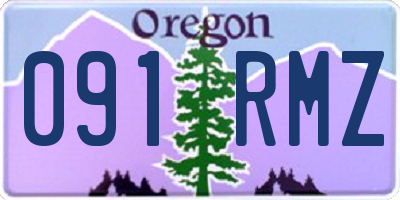 OR license plate 091RMZ