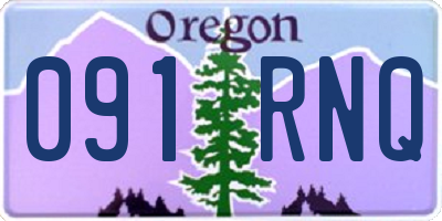 OR license plate 091RNQ