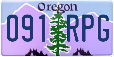 OR license plate 091RPG