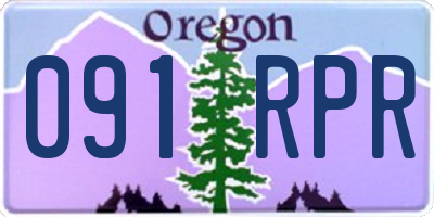 OR license plate 091RPR