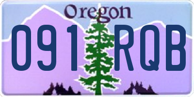 OR license plate 091RQB