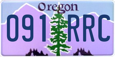 OR license plate 091RRC
