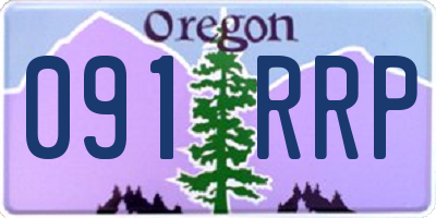 OR license plate 091RRP