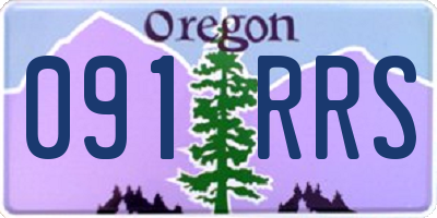 OR license plate 091RRS