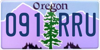 OR license plate 091RRU