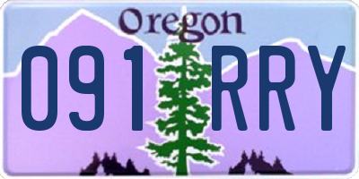 OR license plate 091RRY