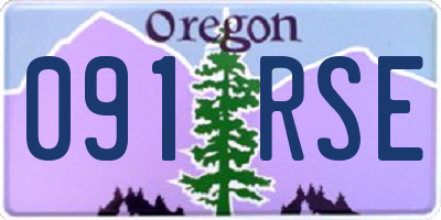 OR license plate 091RSE