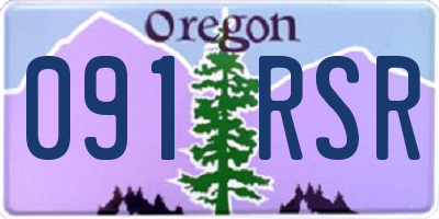 OR license plate 091RSR