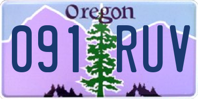OR license plate 091RUV