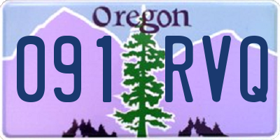 OR license plate 091RVQ