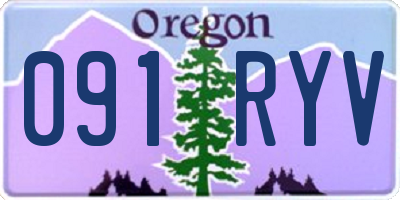 OR license plate 091RYV