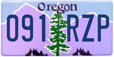 OR license plate 091RZP