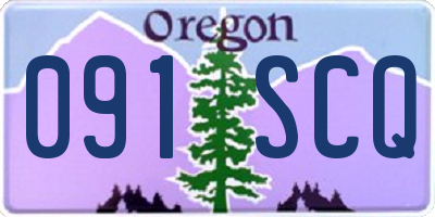 OR license plate 091SCQ