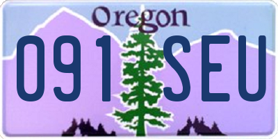 OR license plate 091SEU