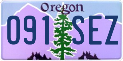 OR license plate 091SEZ