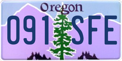 OR license plate 091SFE